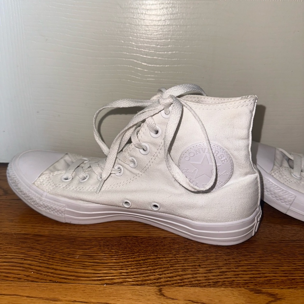Converse All-White Hightop Sneakers